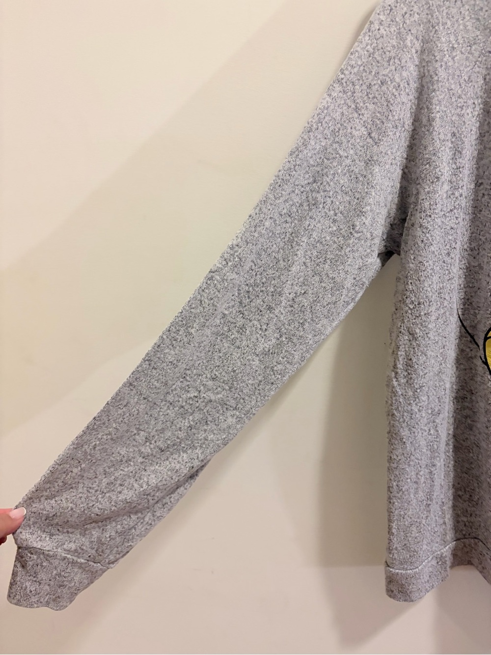 Disney Gray Crewneck Sweatshirt with Mickey & Minnie Graphic - Picture 3 of 7
